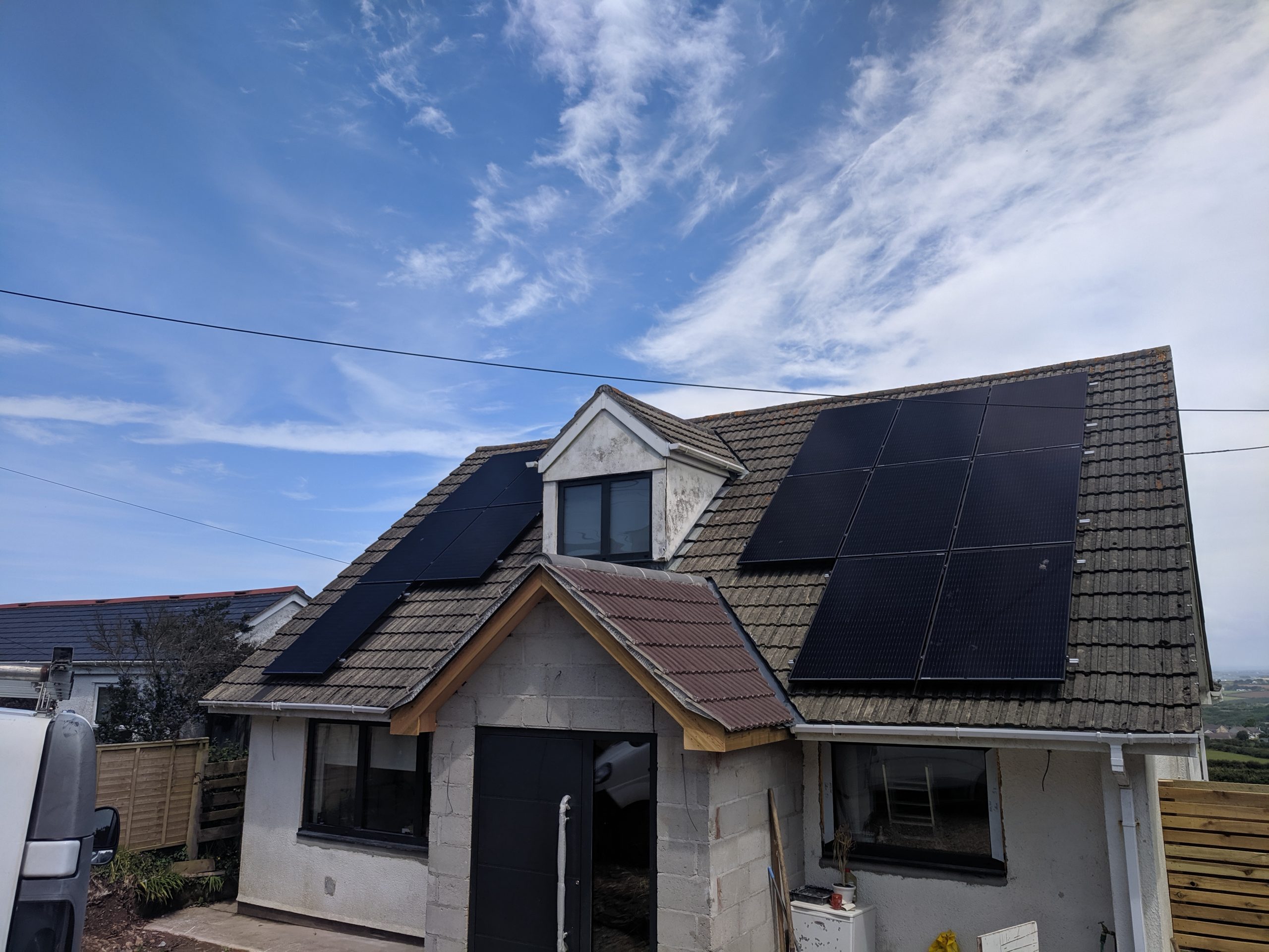 A 4.1kW SolarEdge smart solar PV installation in St. Agnes, Cornwall.